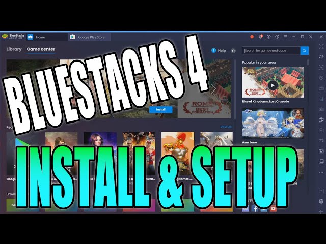 How To Install & Setup BlueStacks 4 In Windows 10 PC Tutorial | Free Android Emulator