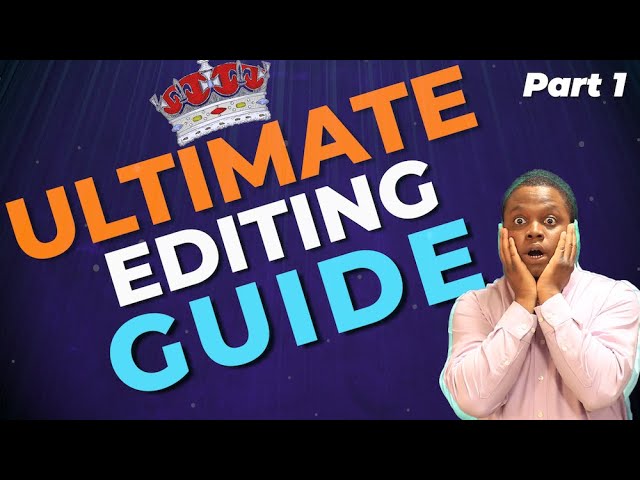 The ULTIMATE Guide to Book Editing (Part 1) 😎