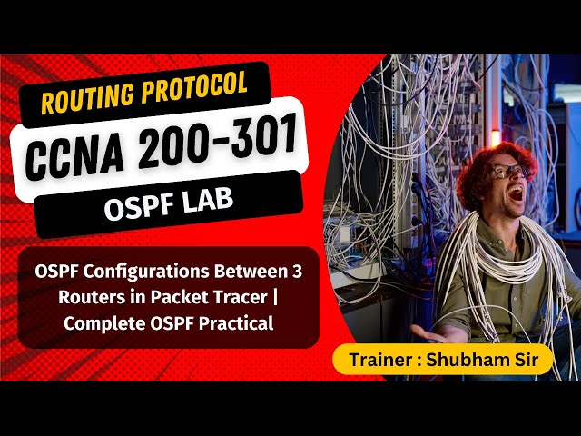 12. Best OSPF Lab For Network Engineer | Open Shortest Path First Protocol | #ospf #routing
