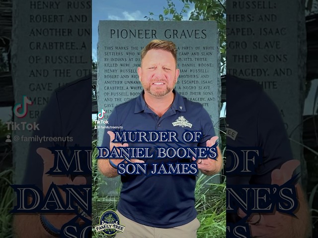 Murder of Daniel Boone’s Son! #history #boone #danielboone #familytreenuts
