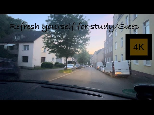 Early morning car ride  & relaxing yourself with natural car sound ( sleep & study)#youtube#relaxing
