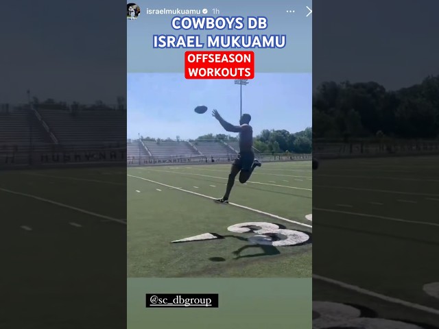 ISRAEL MUKUAMU ✭ #COWBOYS DB OFFSEASON WORKOUT 🔥 Safety Trying To Be Bigger Part Of Defense 👀 #NFL