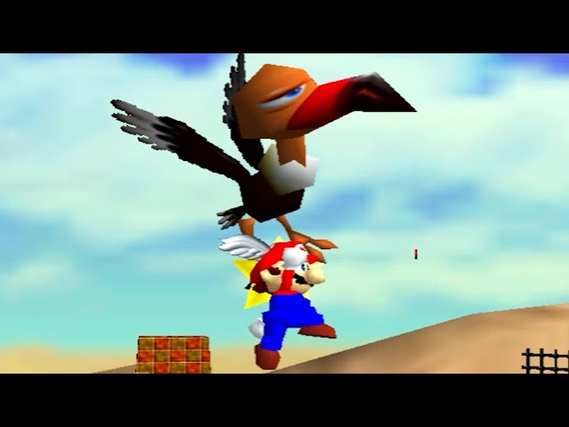 Super Mario 64 - Walkthrough Part 8 - Shifting Sand Land