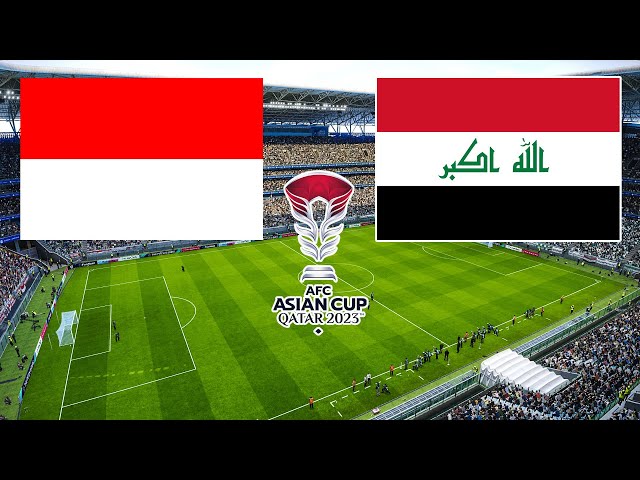 PES  - INDONESIA vs IRAQ | Asian Cup 2024 Qatar  Group - D  Full Match All Goals HD