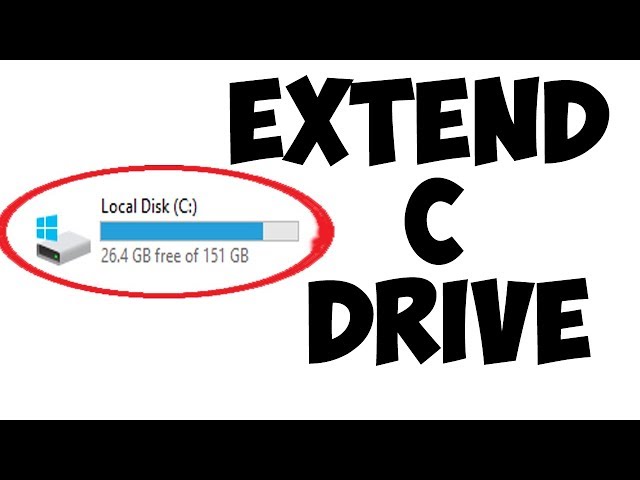 How To Extend C Drive Space Without Formatting