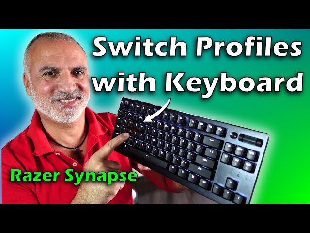 How to create and switch profiles in Razer Synapse with keyboard shortcut
