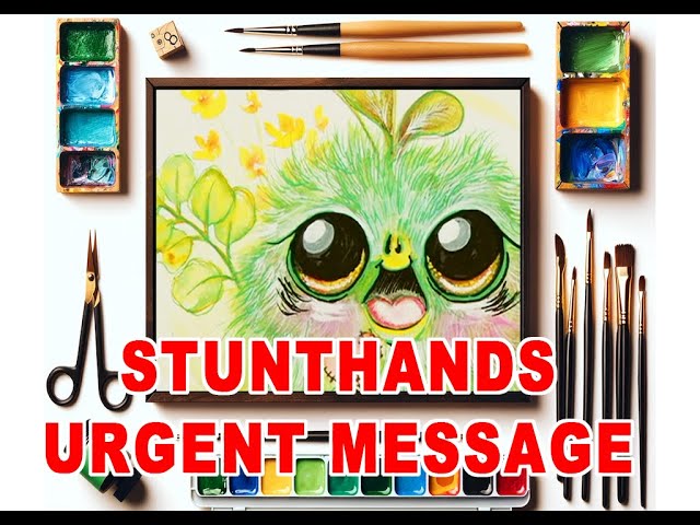 URGENT Message from Stunthands & Bonus Lesson - Capture your Sprit Creature in Watercolor and Pencil