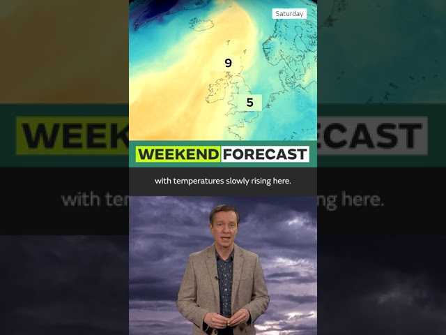 Milder air on the way this weekend #ukweather #shorts