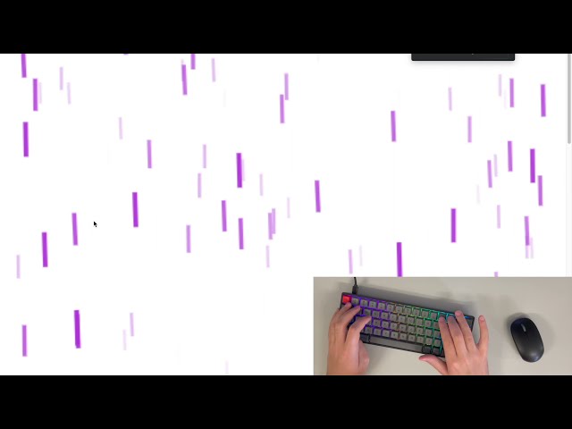 ASMR Programming - Coding Purple Rain - No Talking