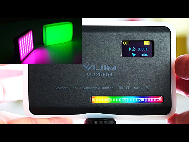 VIJIM VL120 RGB CHEAP LED VIDEO LIGHTS  (REVIEW & INFO)