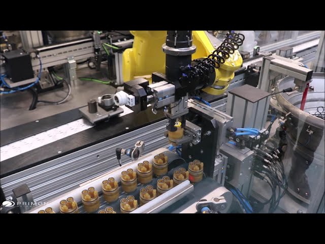 Ceramic mixing cartridges assembly line