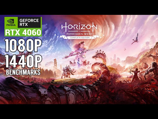 Nvidia RTX 4060 Horizon Forbidden West | 1080p | 1440p Gameplay Benchmarks