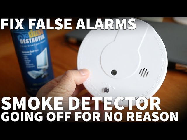 Smoke Detector False Alarm Fix - How to Prevent Smoke Alarm Randomly Going Off