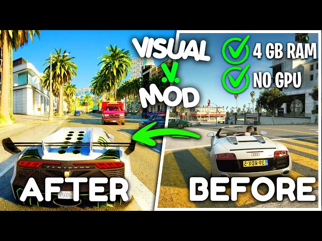 How To Install Graphics Mod In GTA 5 - 2022 | VisualV Graphics Mod [ Low End Graphics Mod]