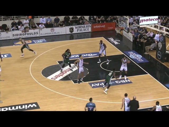 Jamuni McNeace drops 15 points for PAOK in final game of the season.