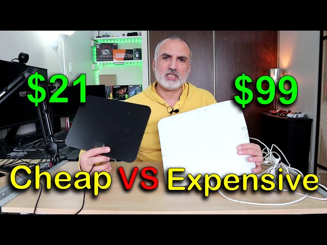 Cheap vs expensive Indoor TV antenna reception test, Antan vs Winegard FL5500A