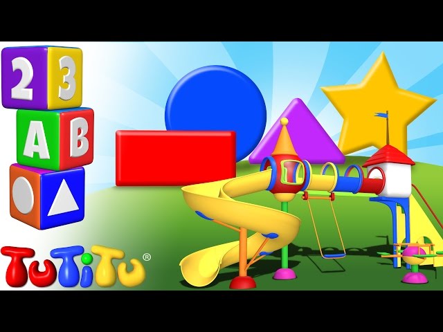 🟢🟦Fun Toddler Shapes Learning with TuTiTu Playground toy 🔶🟨TuTiTu Preschool and songs🎵