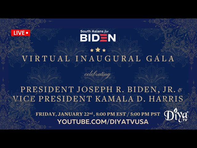 South Asians for Biden Presidential Inaugural Gala | Diya TV