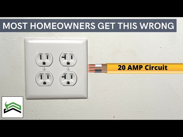Can 15 Amp Outlets Be Used On A 20 Amp Circuit Breaker