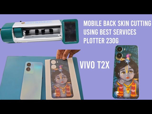Phone back skin cutting using best services plotter 230g