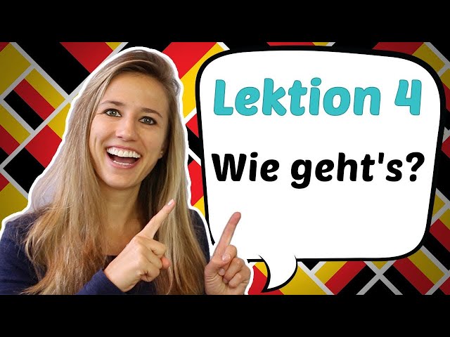 GERMAN LESSON 4: How to say "HOW ARE YOU" in German and COMMON MISTAKES