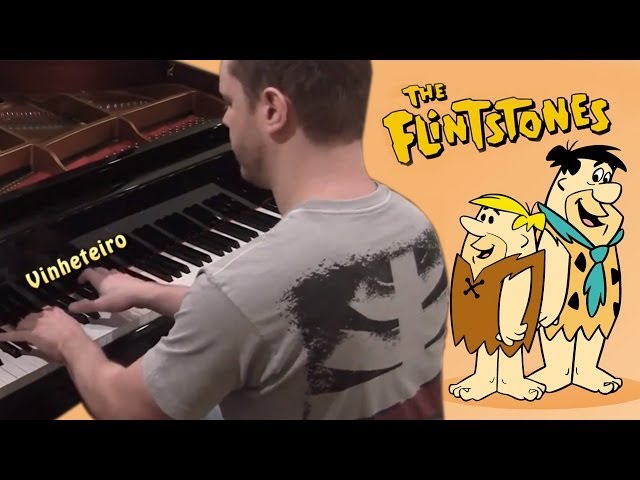 Música dos Flintstones no piano
