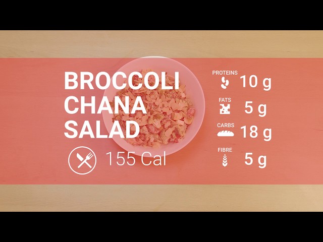 Broccoli Chana Salad Recipe | Salad Recipe | HealthifyMe