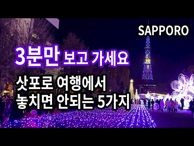 (3 minutes) Five Unmissable Things in Sapporo, Hokkaido, for Your Winter Travel in 2023