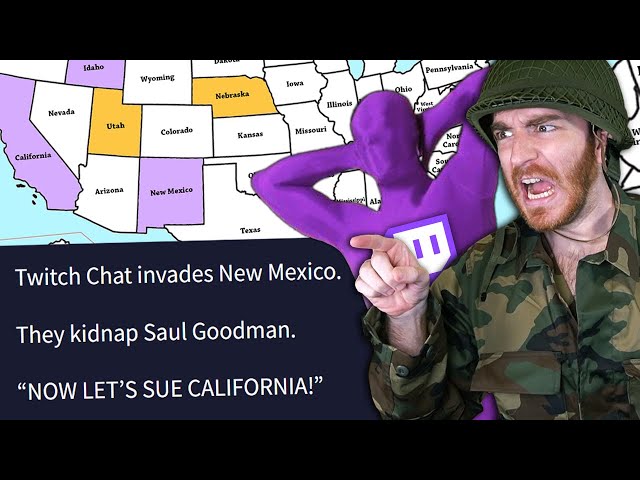 Twitch Chat and I invaded USA with Artificial Intelligence