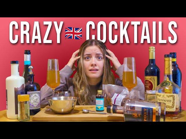 I made Britain's weirdest Christmas cocktails