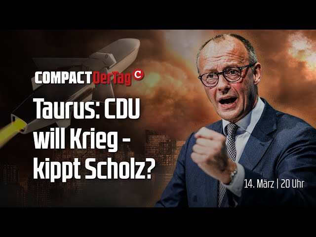 Taurus: CDU will Krieg - kippt Scholz?💥