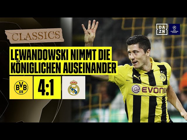 Lewandowski-Viererpack deklassiert Real: Dortmund - Real Madrid | UEFA Champions League | DAZN