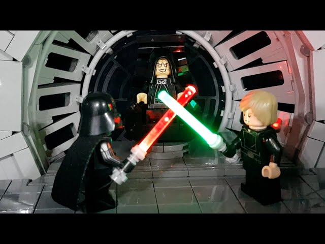 10 Iconic Star Wars Lightsaber Scenes in LEGO