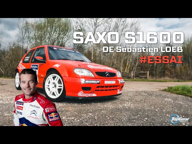 ESSAI - Saxo S1600 de SEBASTIEN LOEB 🔥 sur Top Gear France