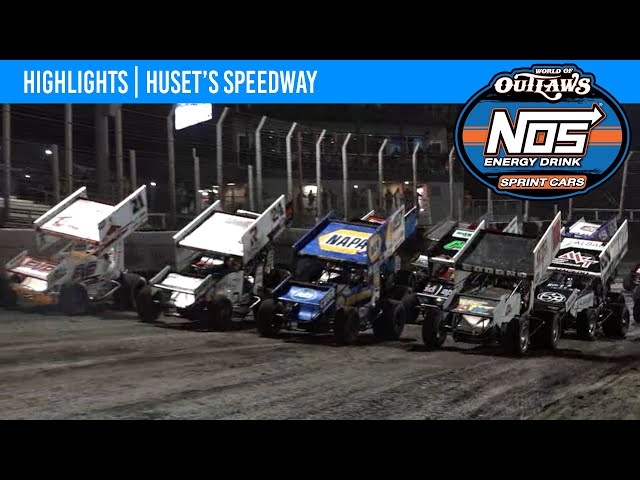 World of Outlaws NOS Energy Drink Sprint Cars Huset’s Speedway June 24, 2022 | HIGHLIGHTS