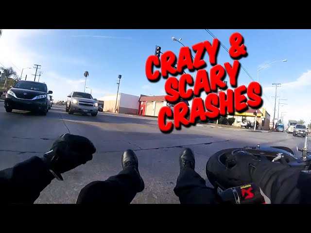 CLOSE CALLS & NASTY CRASHES | BIKERS IN TROUBLE!