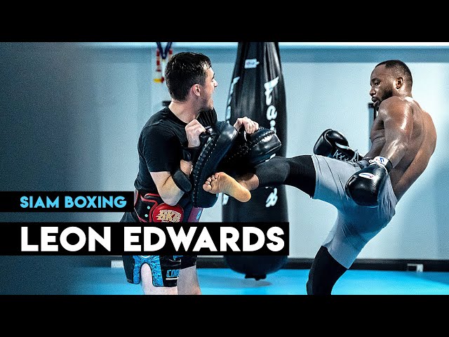 Leon Edwards Muay Thai Training - UFC x Siam Boxing