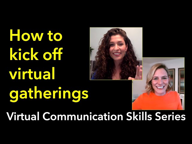 How to Kick Off Virtual Gatherings (social hours, celebrations, workshops, & team-building events)