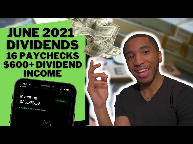 Dividend Income For June 2021 | $29,000 Portfolio