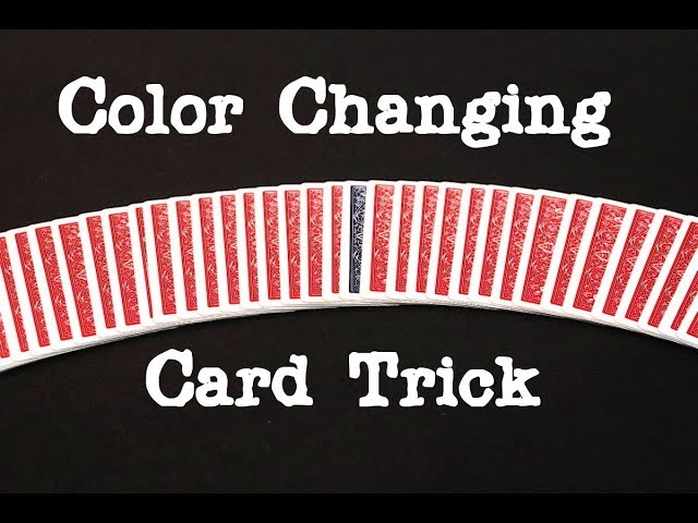 Easy COLOR CHANGING Card Trick | Chicago Opener Tutorial