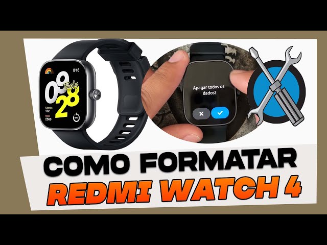 Como Formatar e Configurar Xiaomi Redmi Watch 4