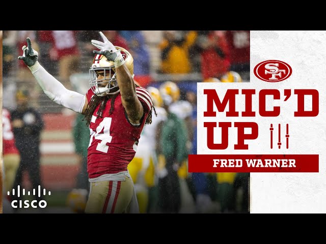Mic'd Up: Fred Warner is Dialed In vs. the Packers | 49ers