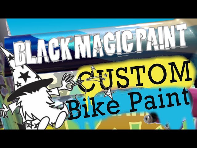 Custom Painted Bikes with Black Magic Paint