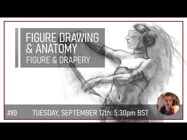 Figure & Drapery Drawing #80