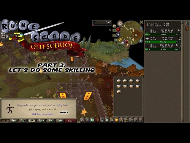 Old School Runescape: Part 3, Let's do some Skilling.