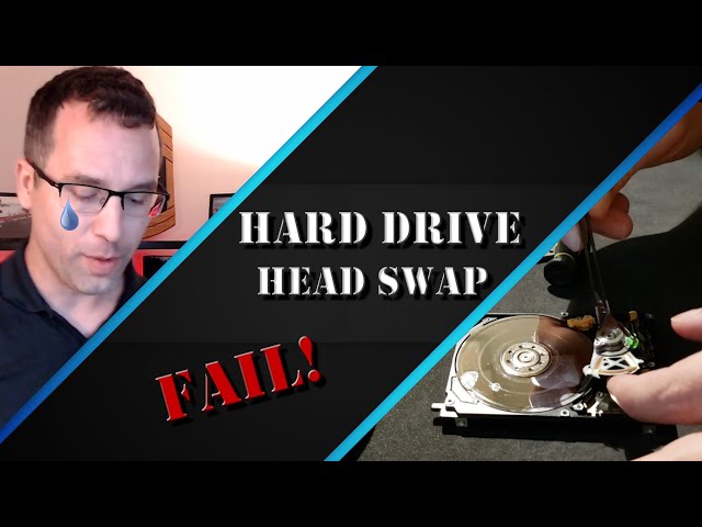 Toshiba Hard Drive Head Swap (Data Unrecoverable)