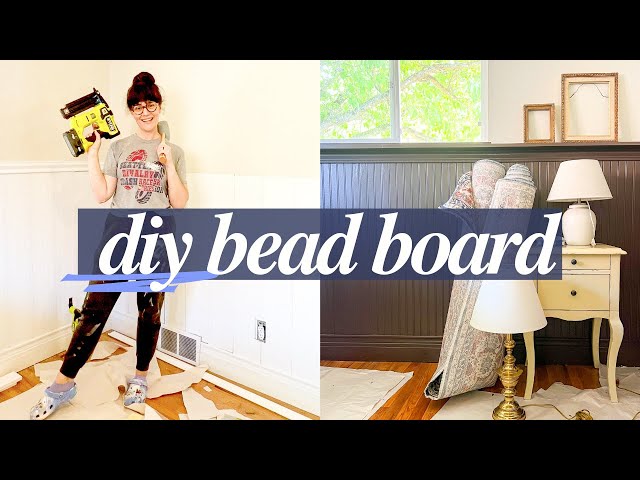 DIY Bead Board Wainscoting Bedroom Transformation | Lindsay Living