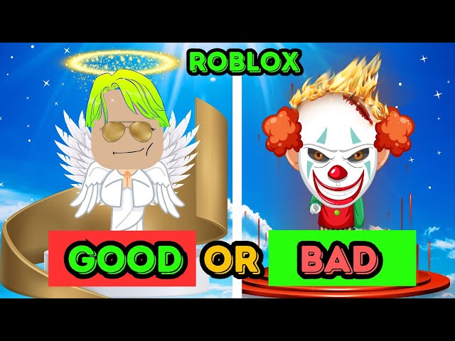 GOOD vs BAD Obby in Roblox | Did I defeat the EVIL?