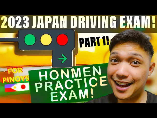 HONMEN DRIVING TEST IN JAPAN 2023 ENGLISH QUESTIONS AND ANSWERS, KARIMEN AND MOPED EXAMS (TAGALOG)