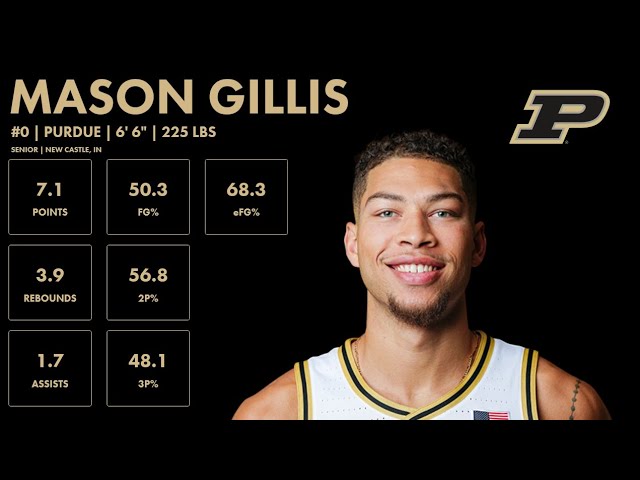 Mason Gillis - Purdue - 2023-24 Transfer Portal Highlights